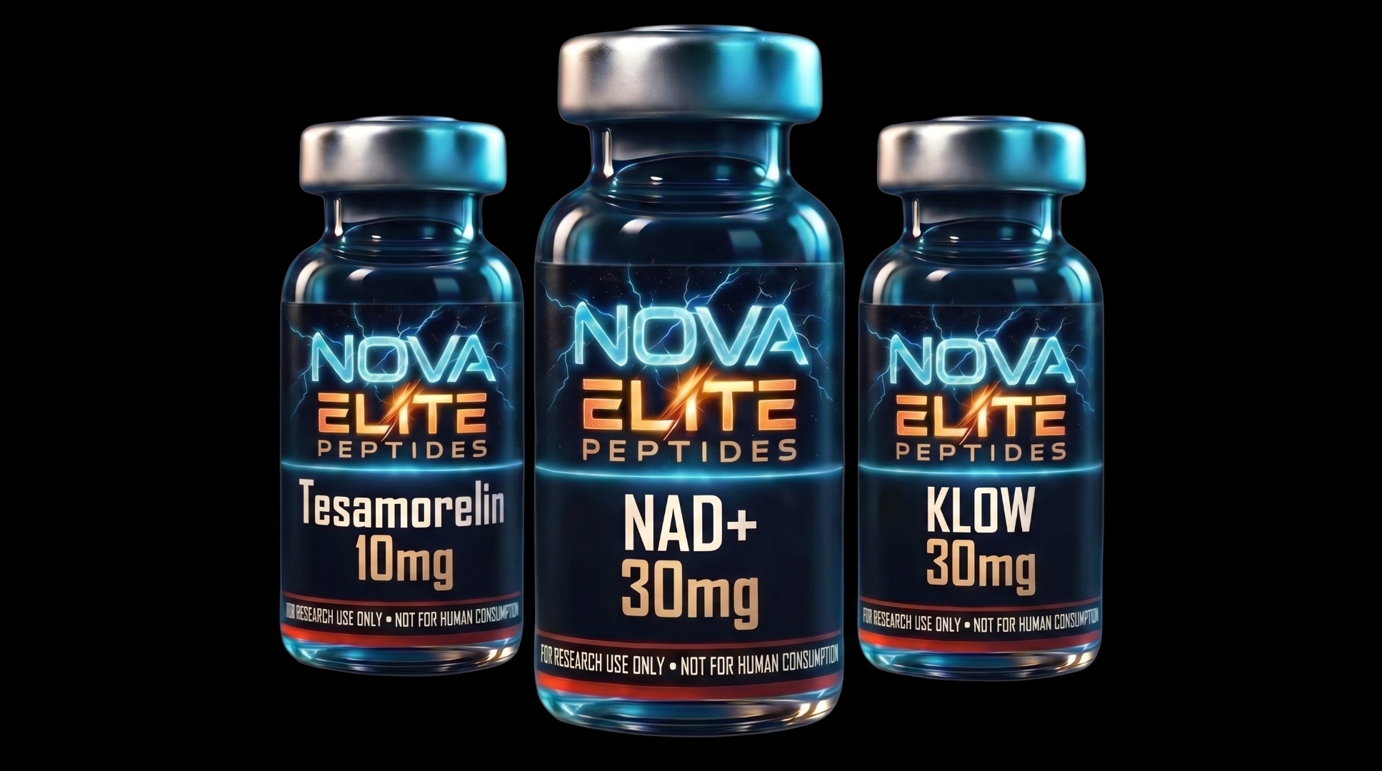 Nova Elite Peptides vials